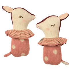 Bambi Rattle in Rose by Maileg