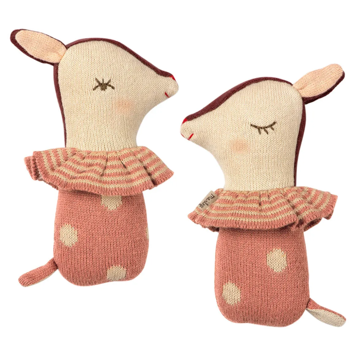 Bambi Rattle in Rose by Maileg