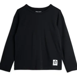 Basic Long Sleeve T-Shirt in Black by Mini Rodini