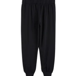 Basic Trousers in Black by Mini Rodini - Last One In Stock - 80/86 (9-18 Months)