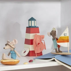 Bathrobe Coral for Mum Mouse by Maileg