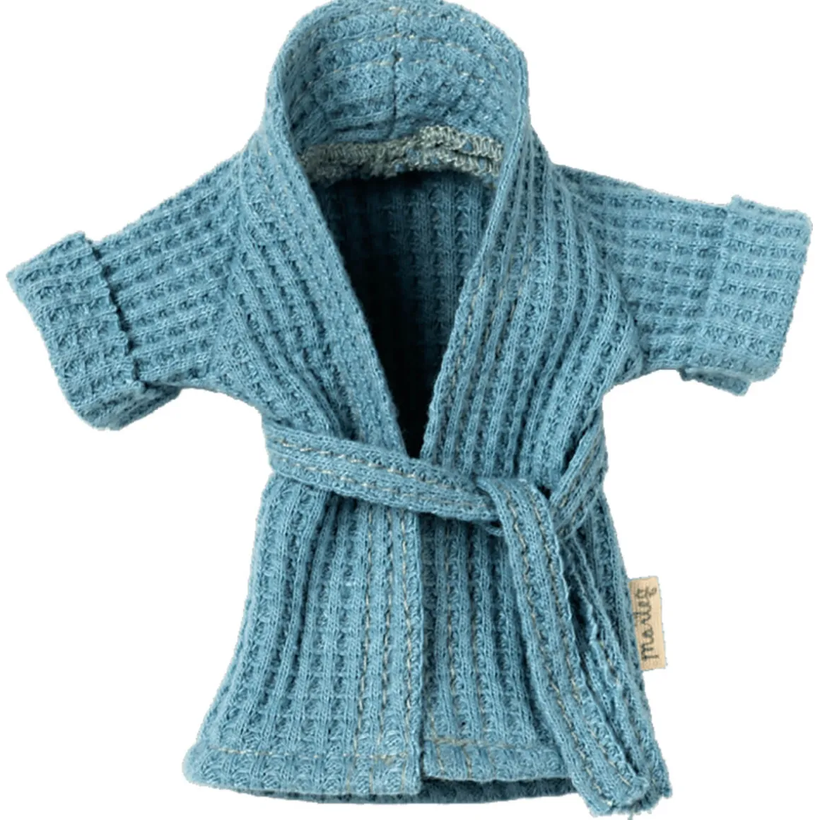 Bathrobe Dusty Blue for Dad Mouse by Maileg