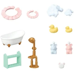 Bath Time Bubble Siblings by Sylvanian Families
