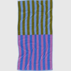 Bath Towel in Cabana Stripe Mix by Baggu