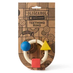 Bauhaus Movement Teething Ring by Oli & Carol