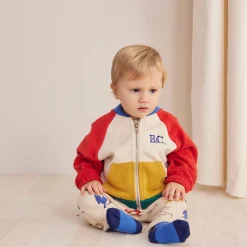 B.C Colour Block Zipped Baby Sweatshirt by Bobo Choses - Last One In Stock - 6 Months