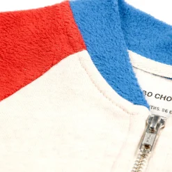 B.C Colour Block Zipped Baby Sweatshirt by Bobo Choses - Last One In Stock - 6 Months