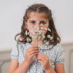 Bea Blouse in Porcelain Floral by Little Cotton Clothes - Last Ones In Stock - 4-6 Years