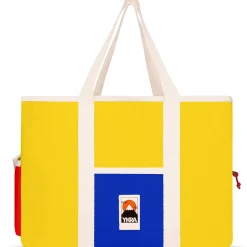Beach Bag in Tricolour by YKRA