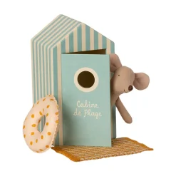 Beach Mice Little Brother in Cabin De Plage by Maileg