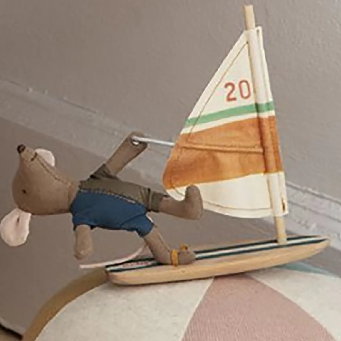 Beach Mice Surfer Little Brother by Maileg