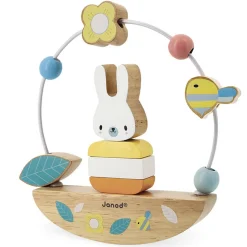 Bead Maze and Rocking Rabbit by Janod