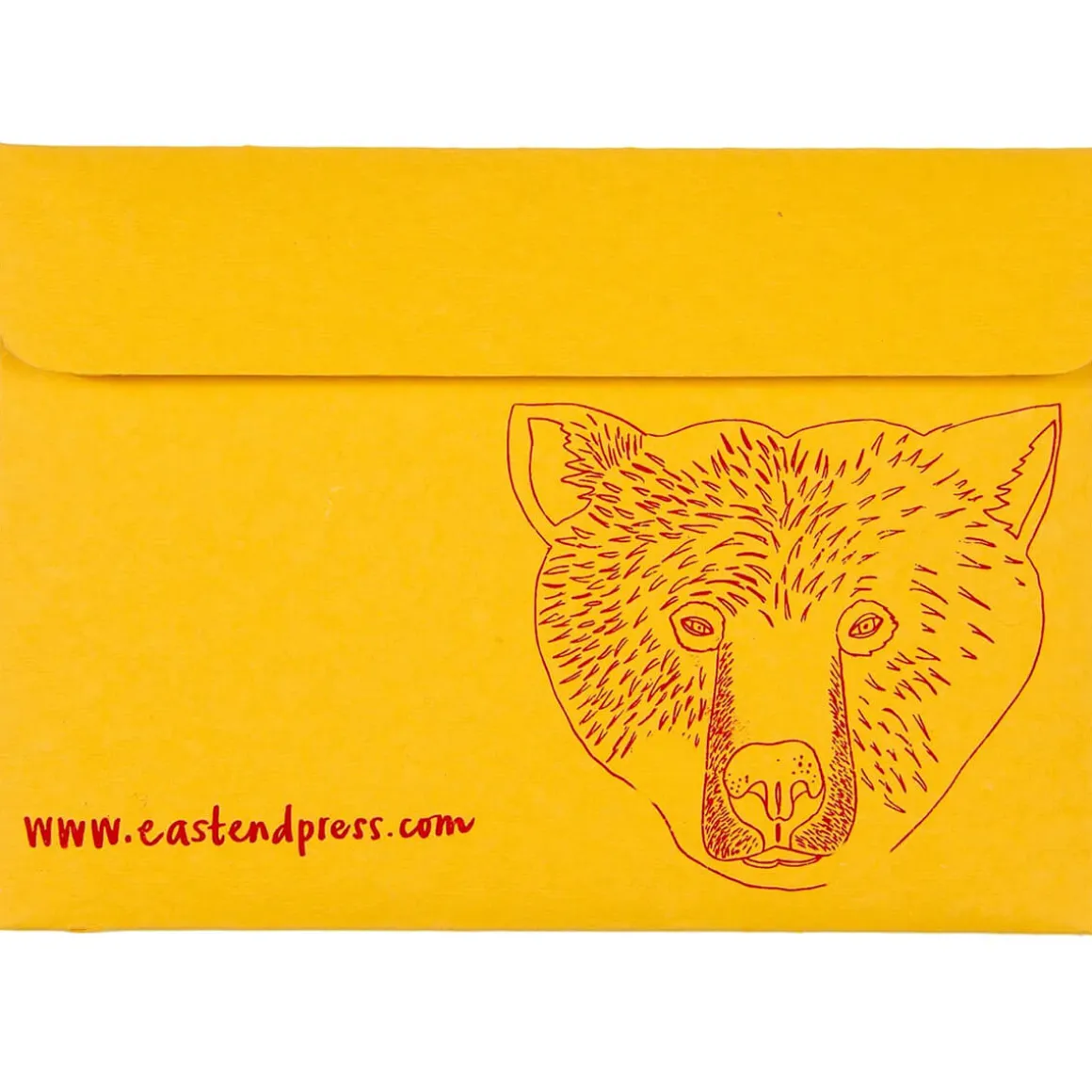 Bear Mask Greetings Card by East End Press