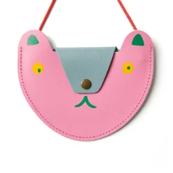 Bear Pocket Purse In Hot Pink by Ark Colour Designs