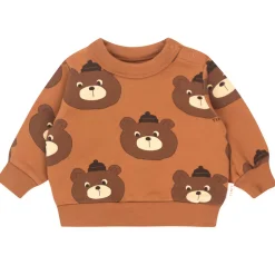 Bears Baby Sweatshirt in Brown by Tinycottons - Last One In Stock - 12 Months