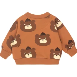 Bears Baby Sweatshirt in Brown by Tinycottons - Last One In Stock - 12 Months