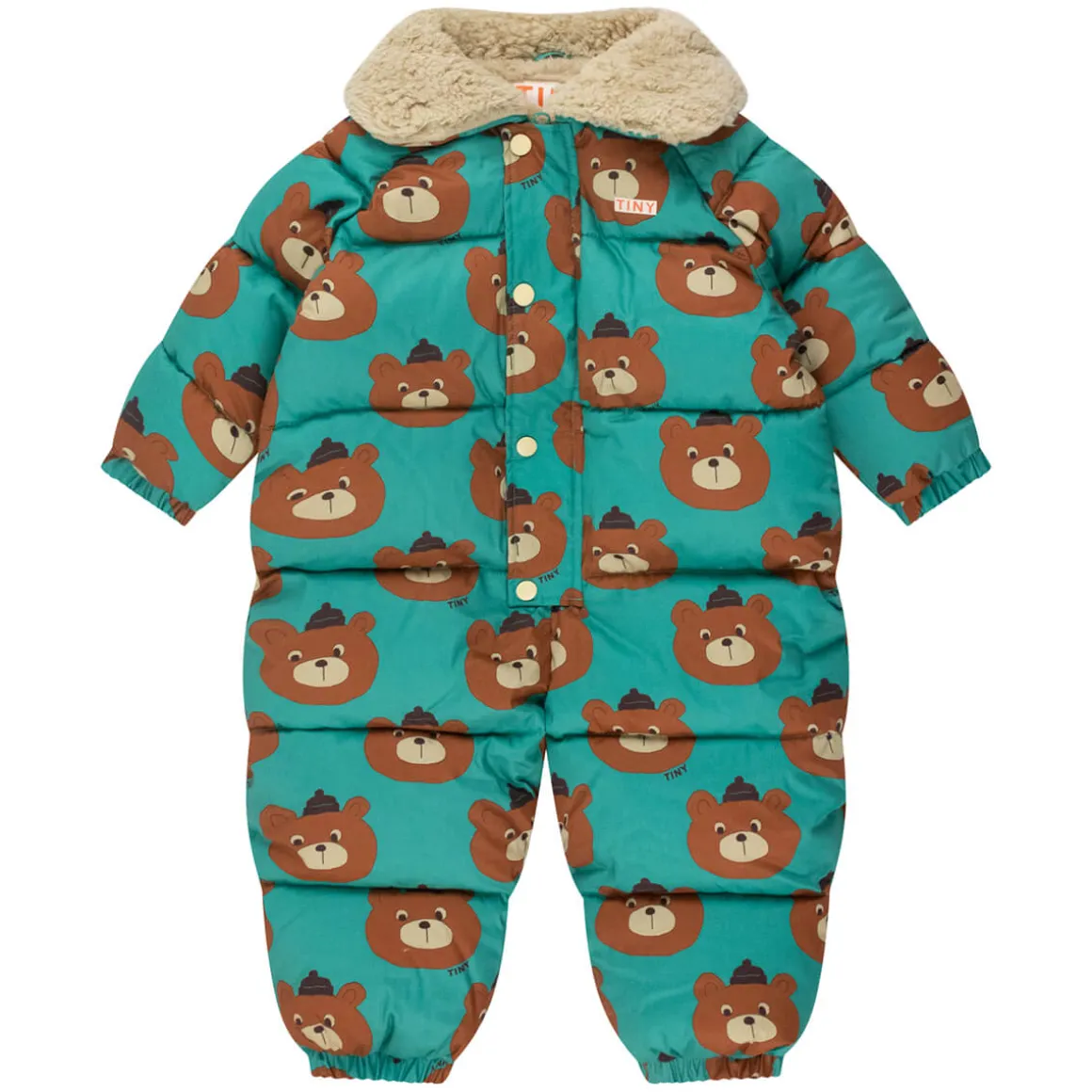 Bears Padded Baby Overall in Emerald by Tinycottons - Last One In Stock - 6 Months
