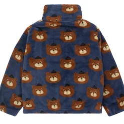 Bears Polar Jacket in Light Navy by Tinycottons