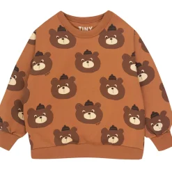 Bears Sweatshirt in Brown by Tinycottons