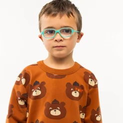 Bears Sweatshirt in Brown by Tinycottons