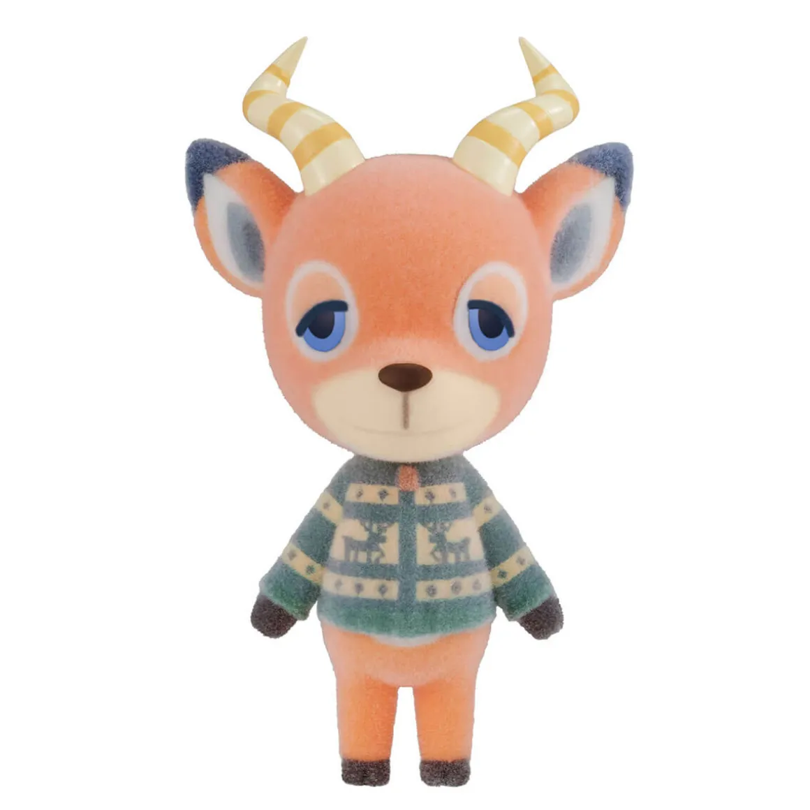 Beau Animal Crossing Doll (Shokugan Flocked Series Wave 03) by Bandai