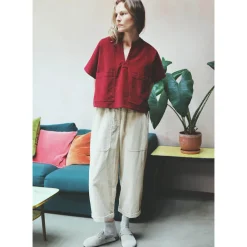 Beckett Crop Trouser in Ecru by L.F.Markey