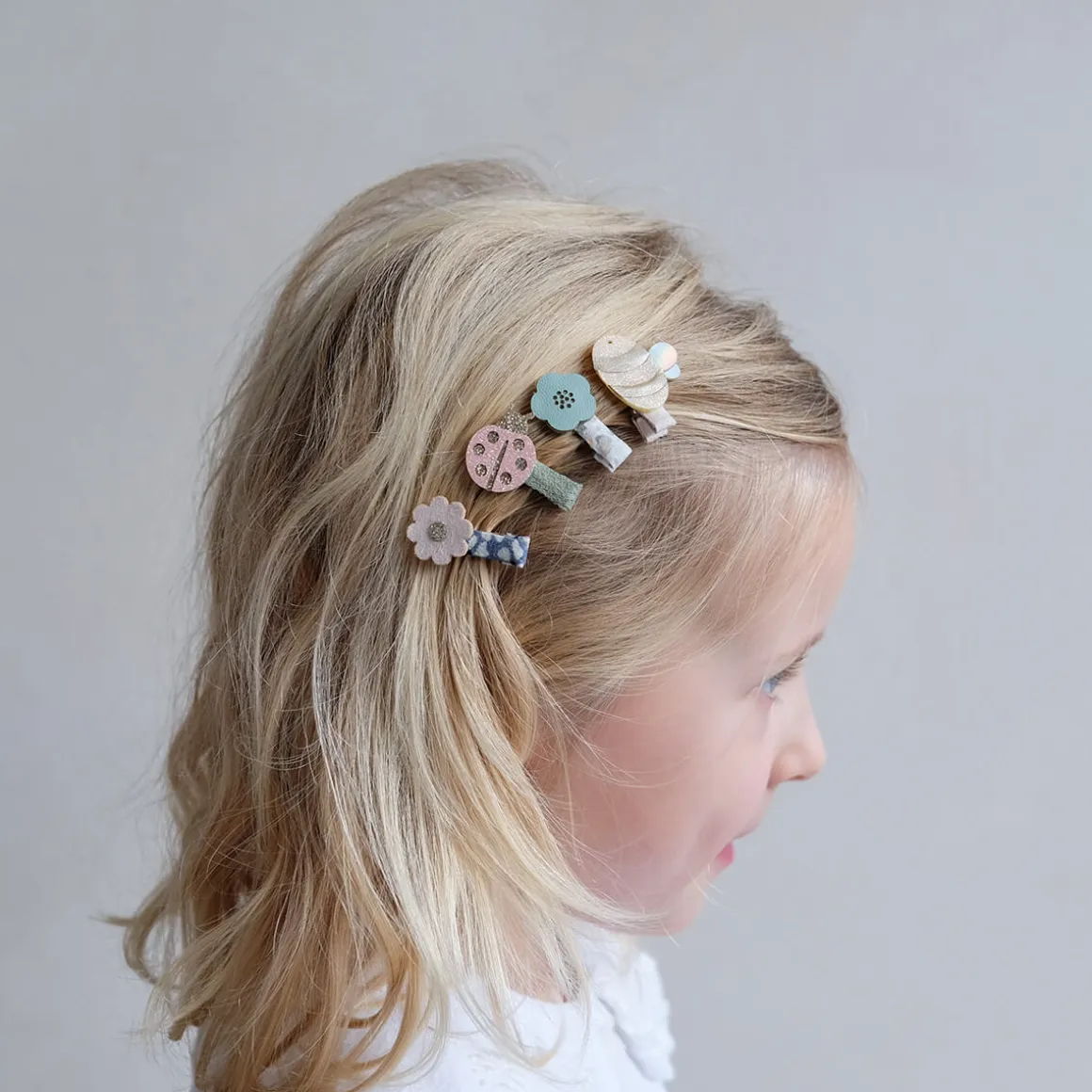 Bee And Ladybird Mini Hair Clips by Mimi & Lula