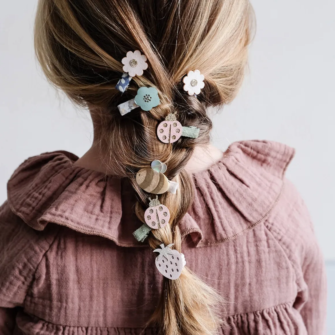 Bee And Ladybird Mini Hair Clips by Mimi & Lula