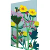 Bees And Ladybirds Laser Cut Greetings Card By Roger La Borde