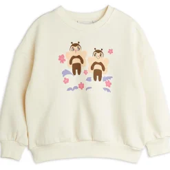 Bees Sweatshirt in Off White by Mini Rodini