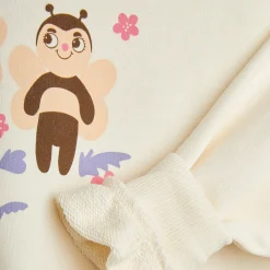 Bees Sweatshirt in Off White by Mini Rodini