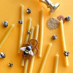 Beeswax Birthday Candle Set by Camp Hollow