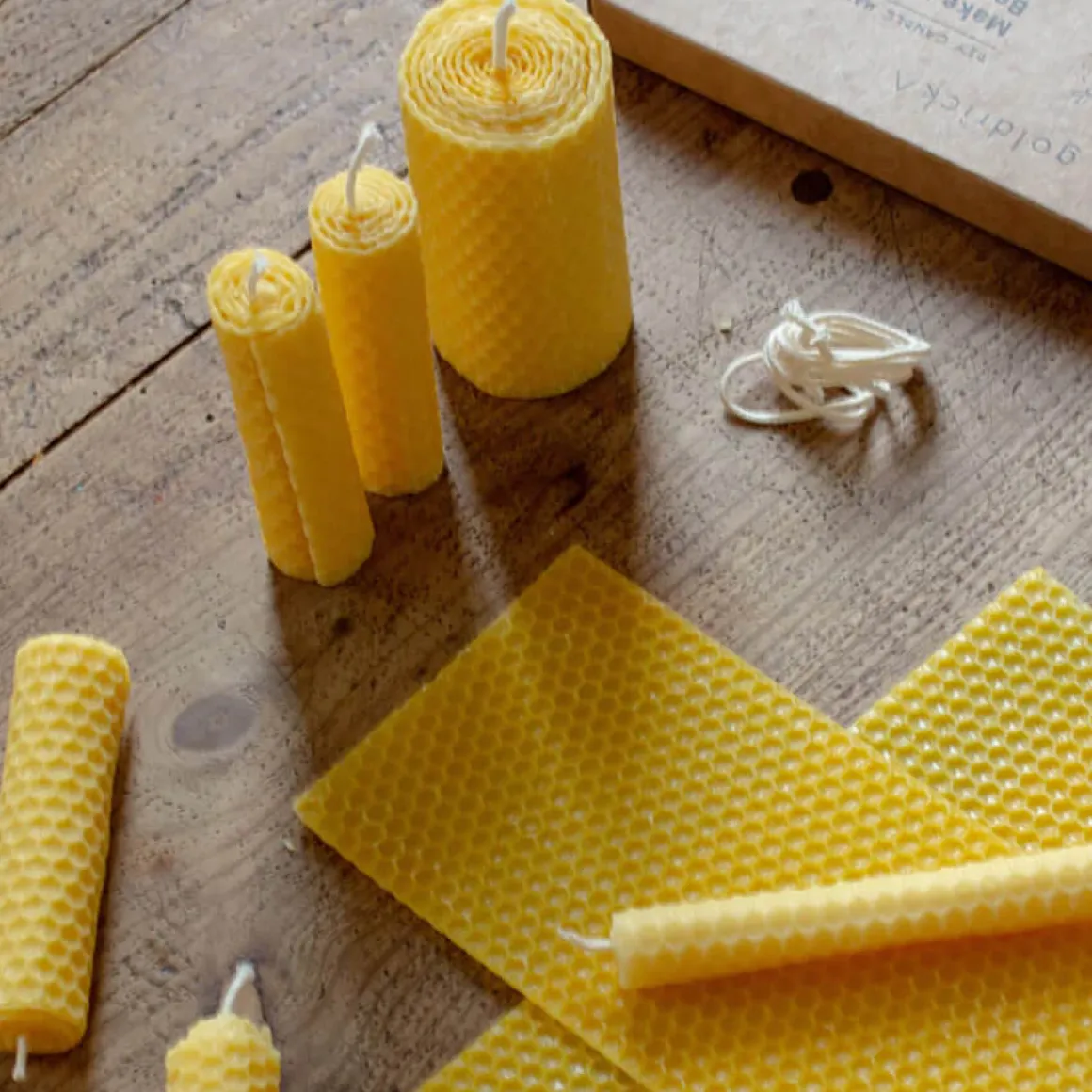 Beeswax Candle Making Kit by Goldrick