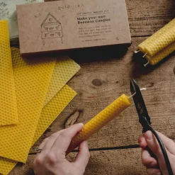 Beeswax Candle Making Kit by Goldrick