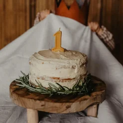 Beeswax Number Candles by Goldrick
