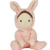 Bella Bunny Dinky Dinkum Fluffle Family Doll in Rose Pink by Olli Ella
