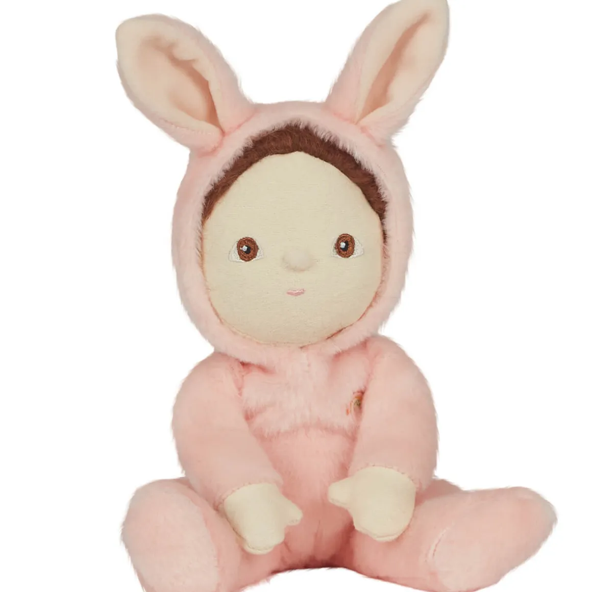 Bella Bunny Dinky Dinkum Fluffle Family Doll in Rose Pink by Olli Ella