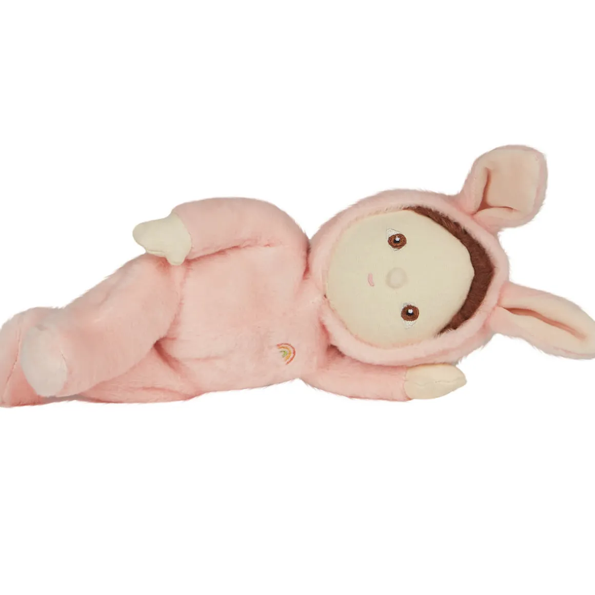 Bella Bunny Dinky Dinkum Fluffle Family Doll in Rose Pink by Olli Ella