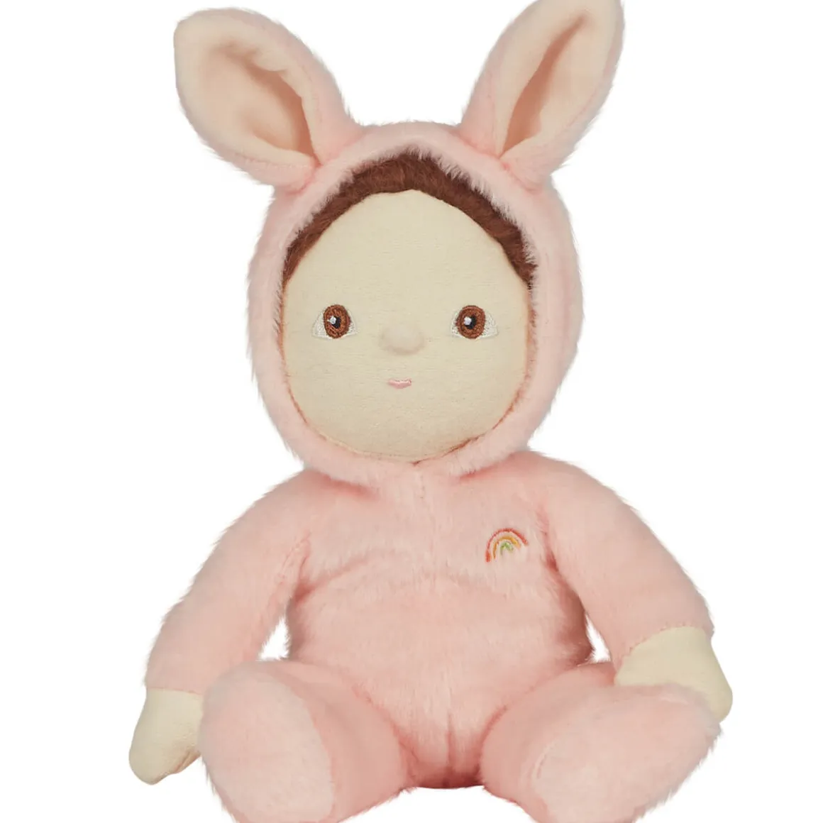 Bella Bunny Dinky Dinkum Fluffle Family Doll in Rose Pink by Olli Ella