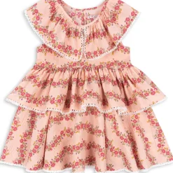 Bella Frill Dress in Floria Pink by Konges Slojd