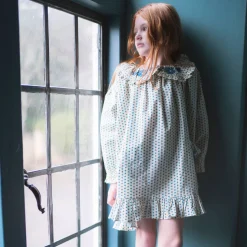 Belle Dress in Hearts Print by Lali