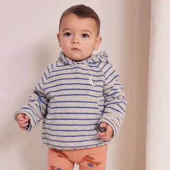 Beneath The Moon Terry Baby Hoodie by Bobo Choses - Last Ones In Stock - 12-18 Months