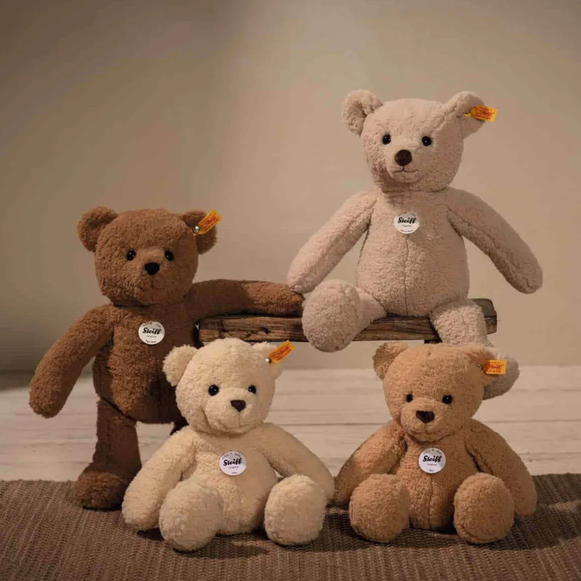 Ben Teddy Bear (30cm) in Beige by Steiff