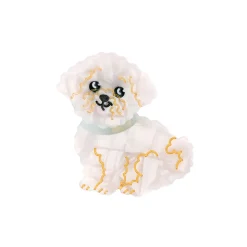 Bichon Hair Clip by Coucou Suzette