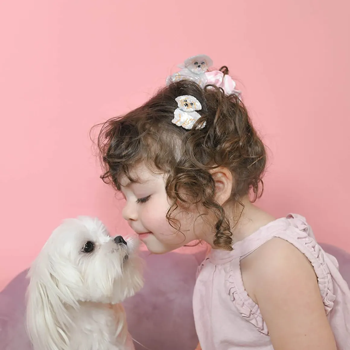 Bichon Hair Clip by Coucou Suzette