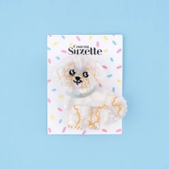 Bichon Hair Clip by Coucou Suzette