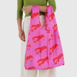 Big Bag in Pink Lobster by Baggu