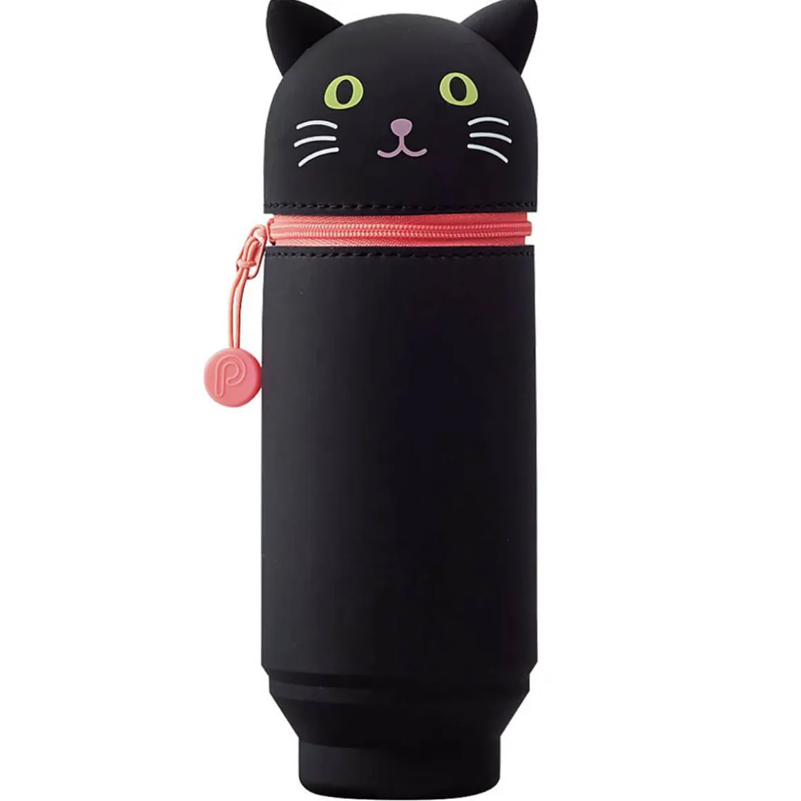 Big Black Cat PuniLabo Stand Pen Case by Lihit Lab