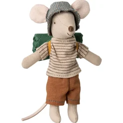 Big Brother Hiker Mouse (Thin Striped Top) by Maileg