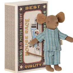 Big Brother Mouse in a Matchbox (Striped Pyjamas) by Maileg